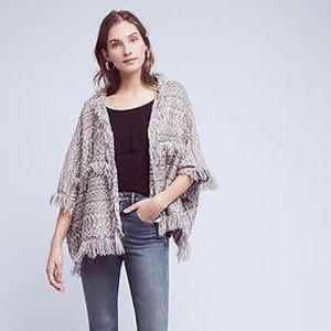 Anthropologie Chopped Kimono Cardigan/Poncho